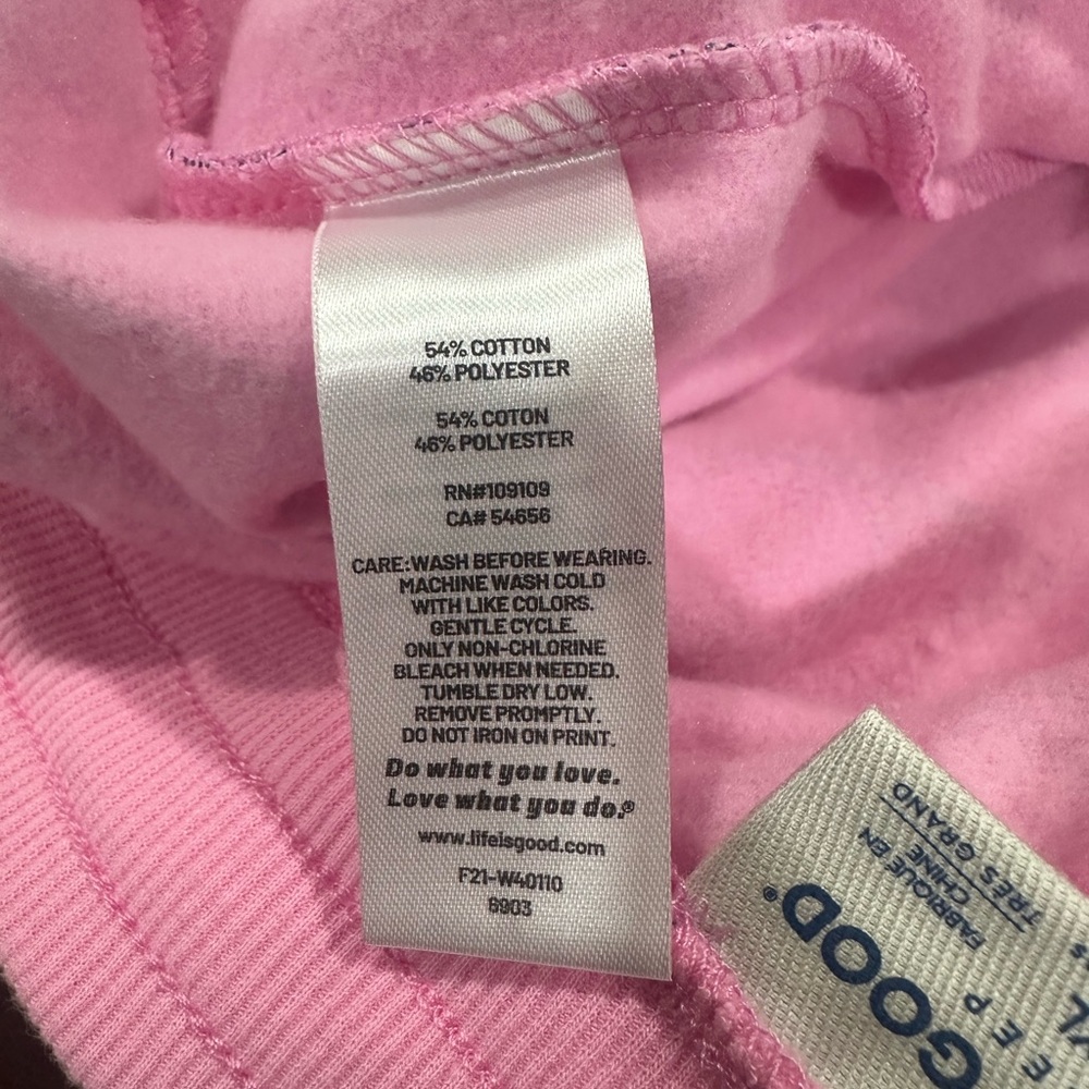 Life Is Good Pink Dog Rescue Adult Pajama Set - Picture 5 of 6